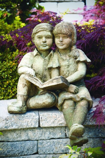 Children Reading Seedlings